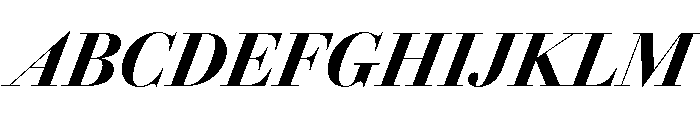 AmazoniaItalicVAR CondensedBlackContrastItalic Instance Font UPPERCASE