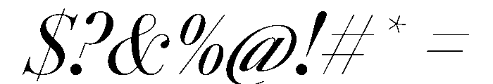 AmazoniaItalicVAR CondensedContrastItalic Instance Font OTHER CHARS