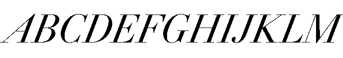 AmazoniaItalicVAR CondensedContrastItalic Instance Font UPPERCASE