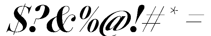 AmazoniaItalicVAR CondensedExtraBoldContrastItalic Instance Font OTHER CHARS