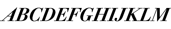AmazoniaItalicVAR CondensedExtraBoldItalic Instance Font UPPERCASE