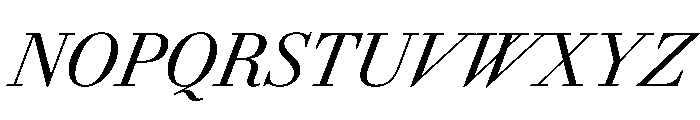 AmazoniaItalicVAR CondensedItalic Instance Font UPPERCASE