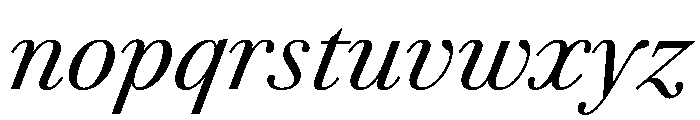 AmazoniaItalicVAR CondensedItalic Instance Font LOWERCASE