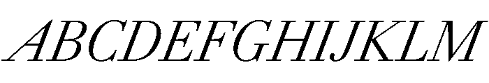 AmazoniaItalicVAR CondensedLightItalic Instance Font UPPERCASE