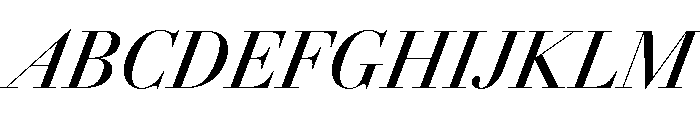 AmazoniaItalicVAR CondensedMediumContrastItalic Instance Font UPPERCASE