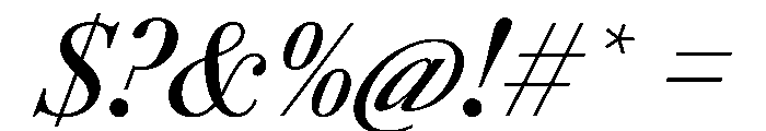 AmazoniaItalicVAR CondensedMediumItalic Instance Font OTHER CHARS