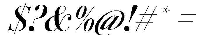 AmazoniaItalicVAR CondensedSemiBoldContrastItalic Instance Font OTHER CHARS