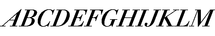 AmazoniaItalicVAR CondensedSemiBoldItalic Instance Font UPPERCASE