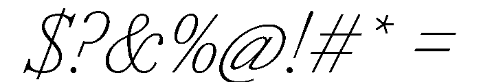 AmazoniaItalicVAR CondensedThinItalic Instance Font OTHER CHARS