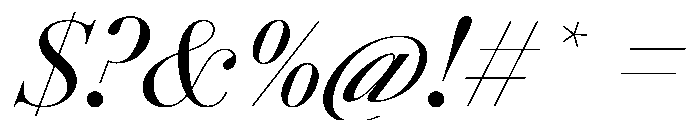 AmazoniaItalicVAR ContrastItalic Instance Font OTHER CHARS