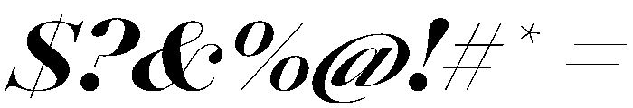 AmazoniaItalicVAR ExpandedBlackContrastItalic Instance Font OTHER CHARS