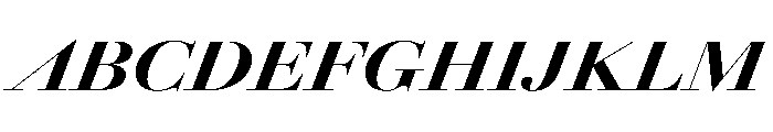 AmazoniaItalicVAR ExpandedBlackContrastItalic Instance Font UPPERCASE