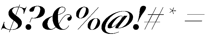 AmazoniaItalicVAR ExpandedExtraBoldContrastItalic Instance Font OTHER CHARS