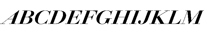 AmazoniaItalicVAR ExpandedExtraBoldContrastItalic Instance Font UPPERCASE