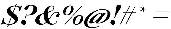 AmazoniaItalicVAR ExpandedExtraBoldItalic Instance Font OTHER CHARS