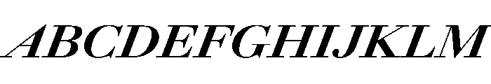 AmazoniaItalicVAR ExpandedExtraBoldItalic Instance Font UPPERCASE