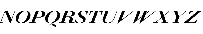 AmazoniaItalicVAR ExpandedExtraBoldItalic Instance Font UPPERCASE
