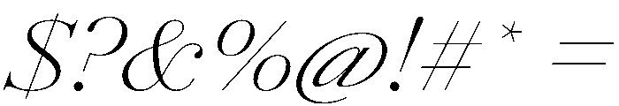AmazoniaItalicVAR ExpandedExtraLightContrastItalic Instance Font OTHER CHARS
