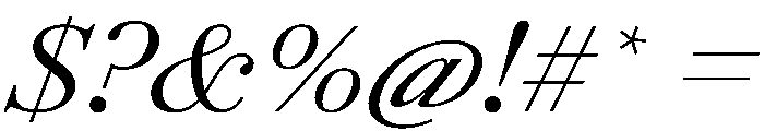 AmazoniaItalicVAR ExpandedItalic Instance Font OTHER CHARS