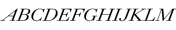 AmazoniaItalicVAR ExpandedItalic Instance Font UPPERCASE