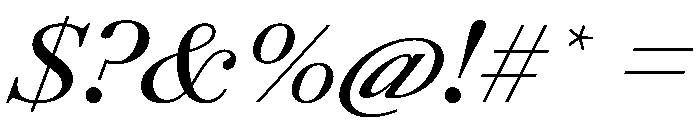 AmazoniaItalicVAR ExpandedMediumItalic Instance Font OTHER CHARS