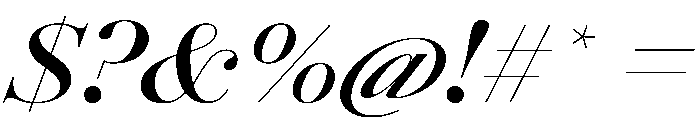 AmazoniaItalicVAR ExpandedSemiBoldContrastItalic Instance Font OTHER CHARS