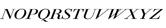 AmazoniaItalicVAR ExpandedSemiBoldItalic Instance Font UPPERCASE