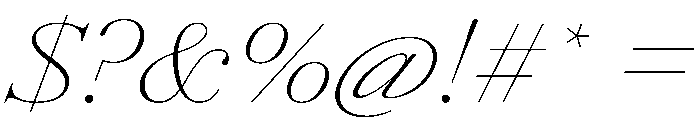 AmazoniaItalicVAR ExpandedThinContrastItalic Instance Font OTHER CHARS