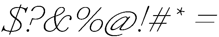 AmazoniaItalicVAR ExpandedThinItalic Instance Font OTHER CHARS