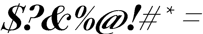 AmazoniaItalicVAR ExtraBoldItalic Instance Font OTHER CHARS