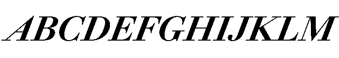 AmazoniaItalicVAR ExtraBoldItalic Instance Font UPPERCASE