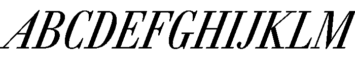 AmazoniaItalicVAR ExtraCondensedItalic Instance Font UPPERCASE