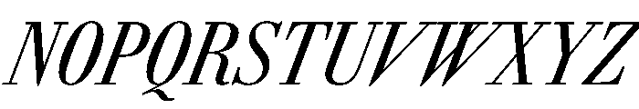 AmazoniaItalicVAR ExtraCondensedItalic Instance Font UPPERCASE
