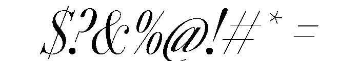 AmazoniaItalicVAR ExtraCondensedLightContrastItalic Instance Font OTHER CHARS