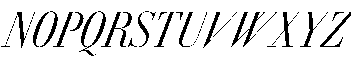 AmazoniaItalicVAR ExtraCondensedLightContrastItalic Instance Font UPPERCASE