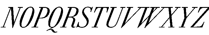 AmazoniaItalicVAR ExtraCondensedLightItalic Instance Font UPPERCASE