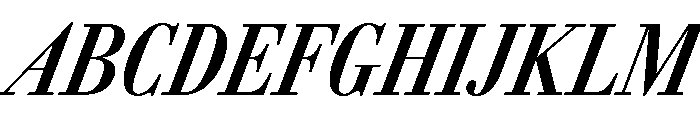 AmazoniaItalicVAR ExtraCondensedSemiBoldItalic Instance Font UPPERCASE