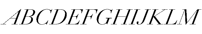 AmazoniaItalicVAR LightContrastItalic Instance Font UPPERCASE
