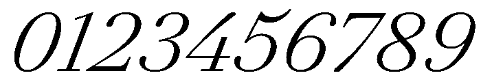 AmazoniaItalicVAR LightItalic Instance Font OTHER CHARS