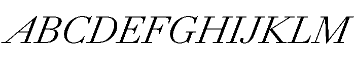 AmazoniaItalicVAR LightItalic Instance Font UPPERCASE