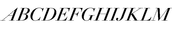 AmazoniaItalicVAR MediumContrastItalic Instance Font UPPERCASE