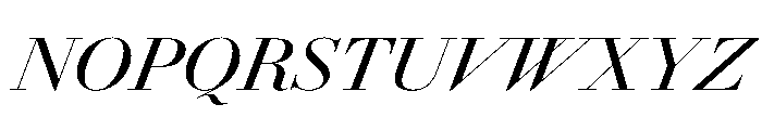 AmazoniaItalicVAR MediumContrastItalic Instance Font UPPERCASE