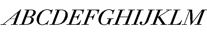 AmazoniaItalicVAR MediumItalic Instance Font UPPERCASE