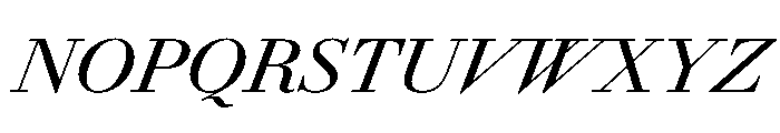 AmazoniaItalicVAR MediumItalic Instance Font UPPERCASE
