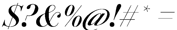 AmazoniaItalicVAR SemiBoldContrastItalic Instance Font OTHER CHARS
