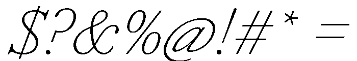 AmazoniaItalicVAR ThinItalic Instance Font OTHER CHARS