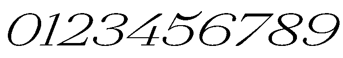AmazoniaItalicVAR UltraExpandedLightItalic Instance Font OTHER CHARS