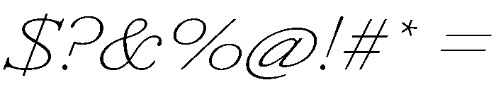 AmazoniaItalicVAR UltraExpandedThinItalic Instance Font OTHER CHARS
