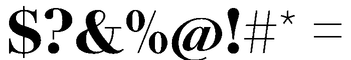 AmazoniaVAR Black Instance Font OTHER CHARS
