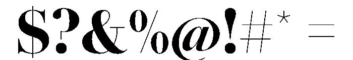 AmazoniaVAR CondensedBlackContrast Instance Font OTHER CHARS